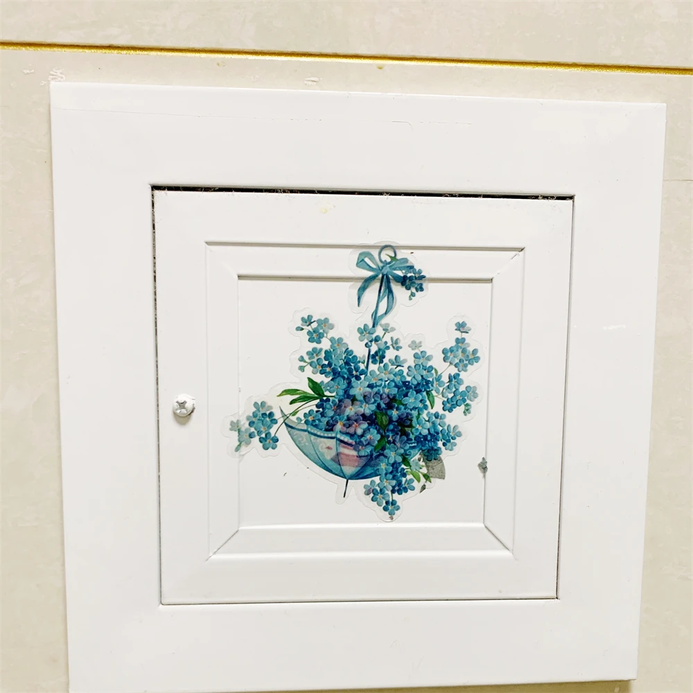 Vintage Flower Adhesive Transp - Flower Wall Panel 评论和价格
