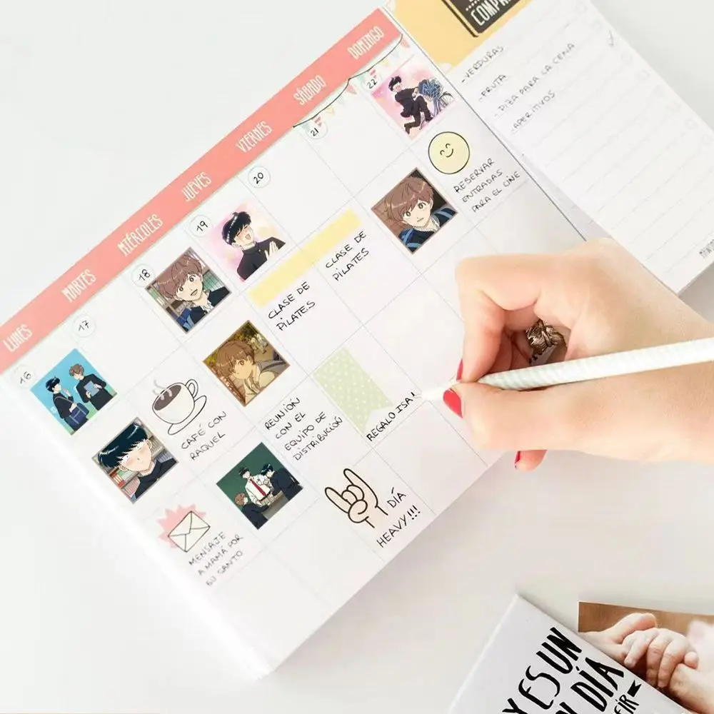500pcs/roll Go For It, Nakamura-kun!! Waterproof Stickers Okuto Nakamura Aiki Hirose DIY Decal for Journaling Laptop Decor Gift image 6
