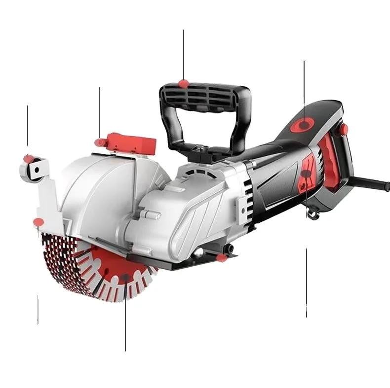 NWD Cordless Handheld Stone Cutter - Dual Handle Battery-Powered Tile Cutter For Home Renovation