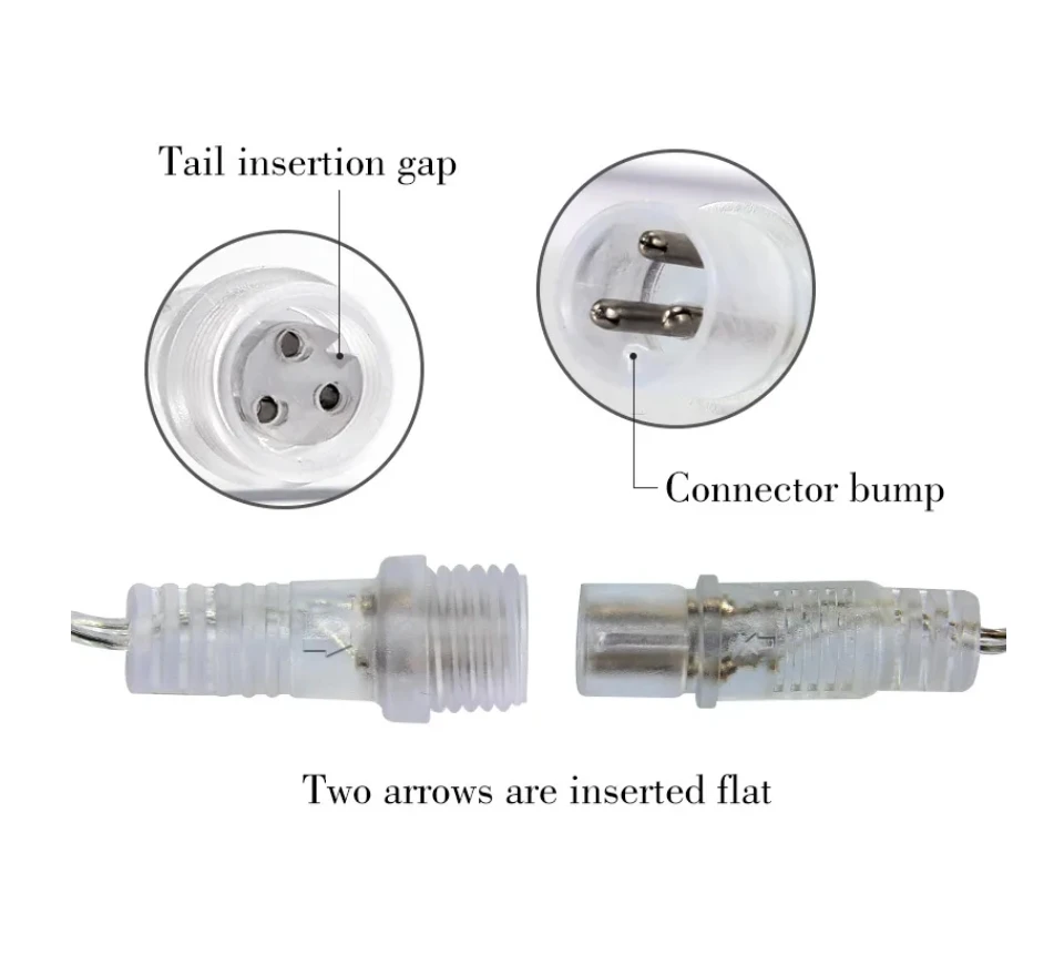 LED Remote Dimmer 8 Modes EK-04 Knob Adjustment Sprograms controller for color Christmas garden Curtain net String lights