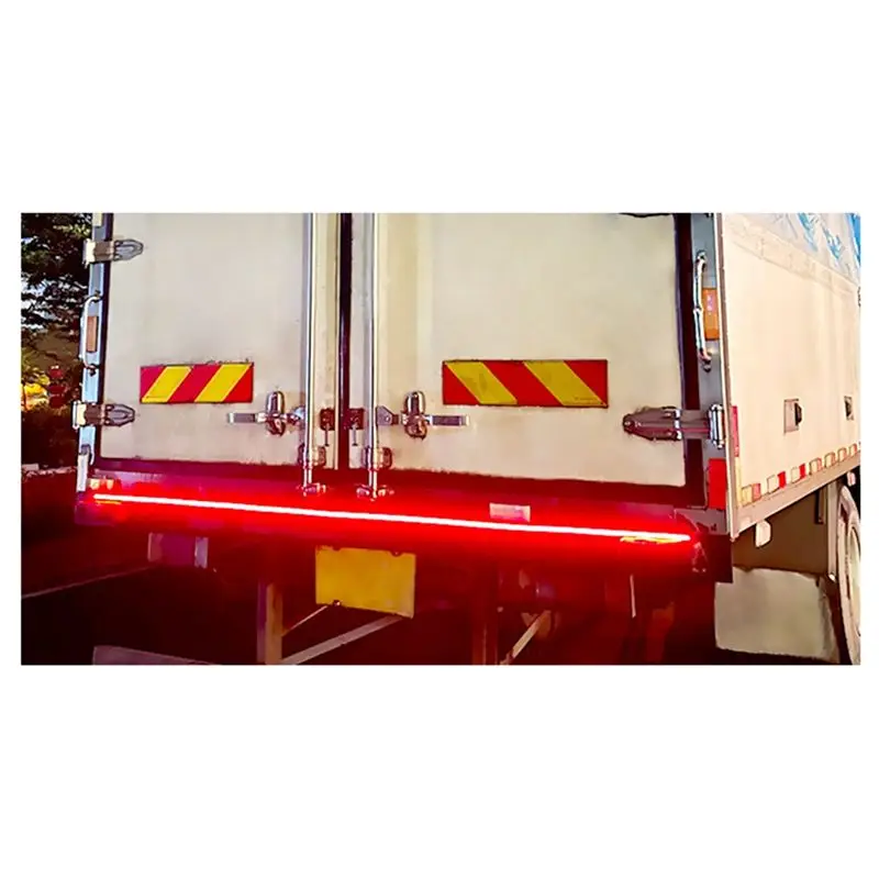 M49K-Truck Rear Tail Driving Light Strip Waterproof Brake Flash Turn Signal Warning Light 24V Safety System