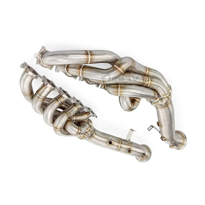 Straight Through High Performance Exhaust Manifold For Lamborghini Huracan STO 5.2L V10 2020-2025 SS304 Maximizes Power