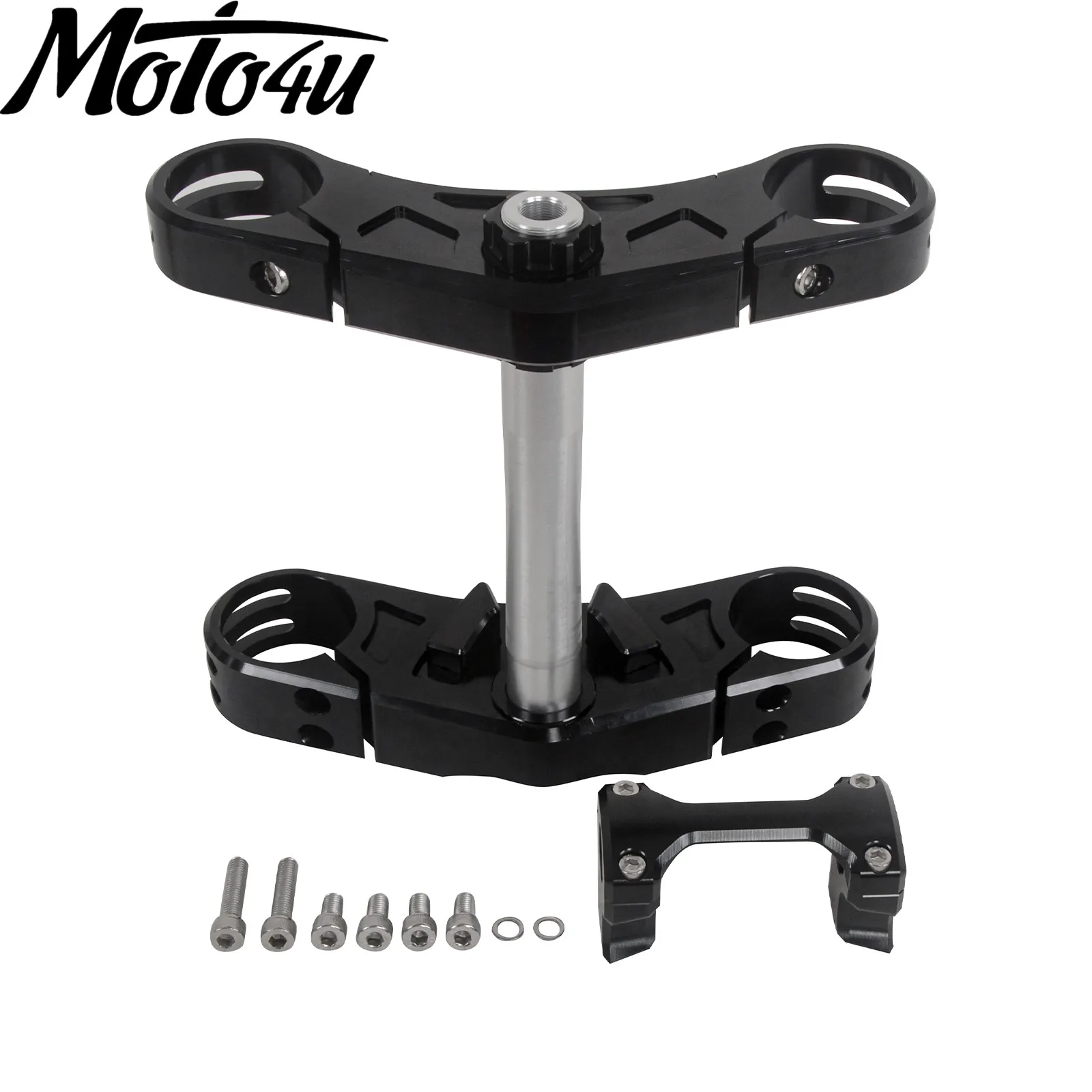 

Triple Clamp Upper Lower Connecting Plate With Straight Top and Bottom triple Clamps Steering Fork Brace For BMW K100