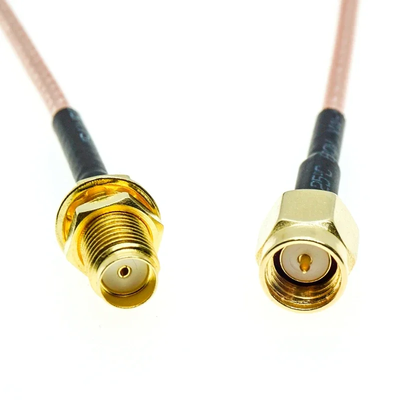 RG316 CABLE SMA Male To SMA Female Bulkhead Crimp connector Coax RF Extension Cable Coaxial  Jumper Pigtail Wire