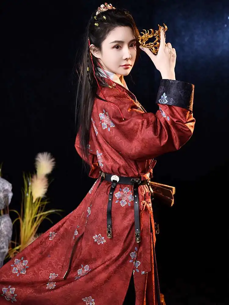 คลาสสิก Tang สไตล์รอบคอ Robe โบราณสไตล์เสื้อผ้าใหม่ Hanfu สไตล์ PARTY COSPLAY เครื่องแต่งกายสําหรับ Man