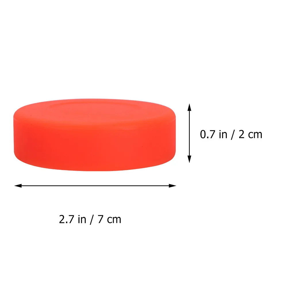 10Pcs Official Size Ice Hockey Pucks Premium Rubber Construction No-Bounce Performance for Adult Over 8 Indoor Outdoor Rink