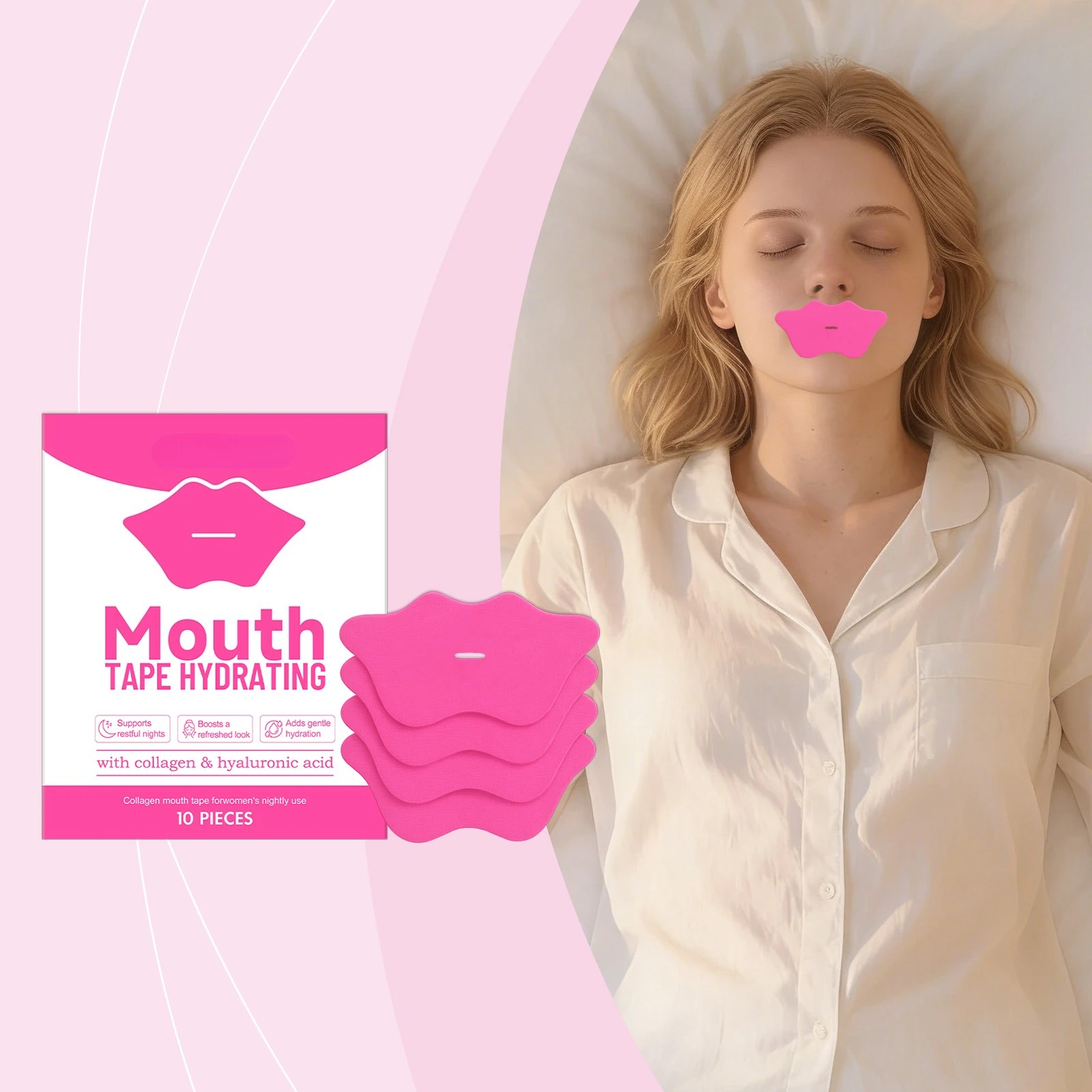 Sleep Care Patch   Enjoy Comfortable, Lightweight, Breathable, and Secure Lip Care with Convenient Application