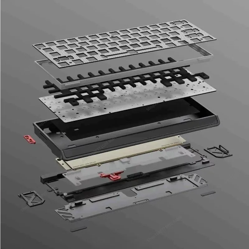 For CNC Aluminum Alloy 60% Keyboard Case, Custom Mechanical Keyboard Housing