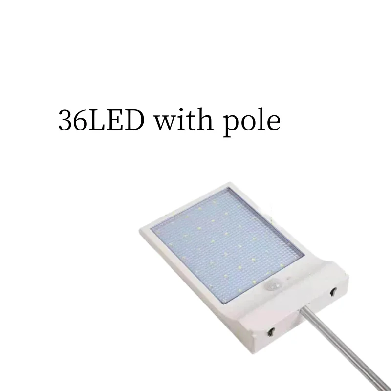 60/48/36 LED Solar Wall Light With PIR Motion Sensor & Remote – Outdoor/Indoor Garden Lamp-918627
