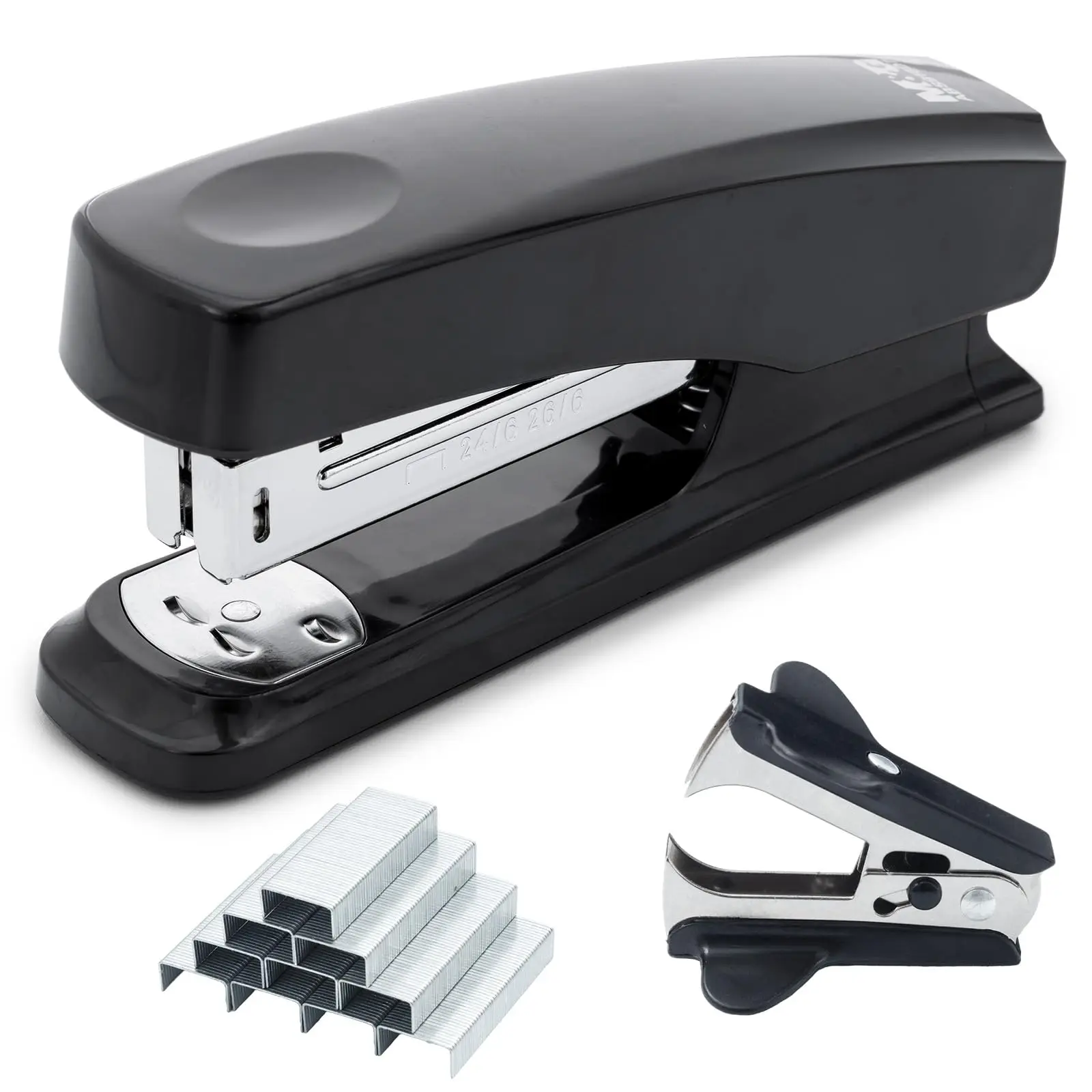 AIHAO Desktop Stapler Portable Stapler with 25 Sheet Capacity, Two Binding Modes, Classic Staplers with 1000 Staples, Durable