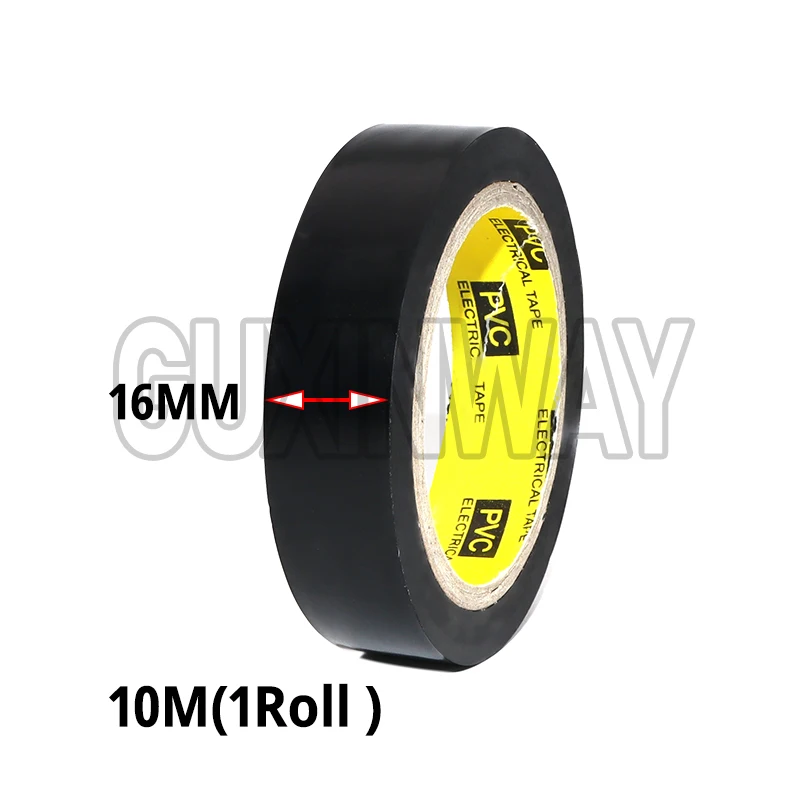 High-temperature resistant black rubber electrical tape-durable and soft insulating adhesive, used for industrial, household