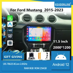 Per Ford Mustang 2015-2023 UIS7862S Octa-core 8 + 256gb navigazione per auto CarPlay autoradio lettore multimediale