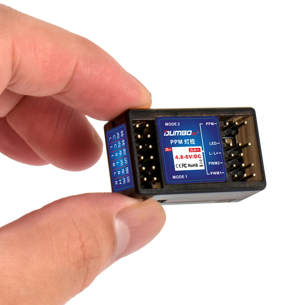 DUMBORC PPM Световая система Модуль управления лампой PPM Контроллер моделирования света DC4.8-6V Совместим с различными светодиодными фонарями