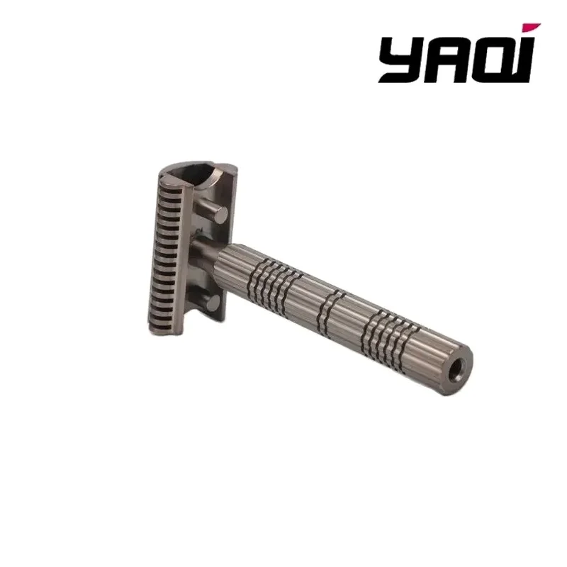 YAQI Beard Shaver Bohemia 316 Stainless Steel Adjustable Baseplate Razor Man Men Safety Razor Stainless Steel 2026