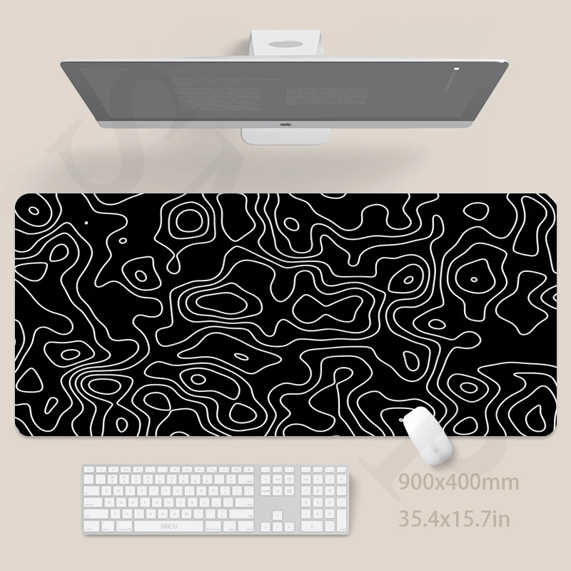 

Minimalist Mouse Pad 40x90cm Gamer Desk Mat Big Gaming Mousepad XXL Mouse Mat Large Keyboard Mat Desk Pad For Computer Mousepads