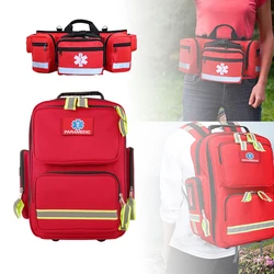 Waterproof Flame-retardant Rescue Empty Medical Bag Large Capacity Flood Relief Emergency Kit Escape Backpack Home First Aid Kit