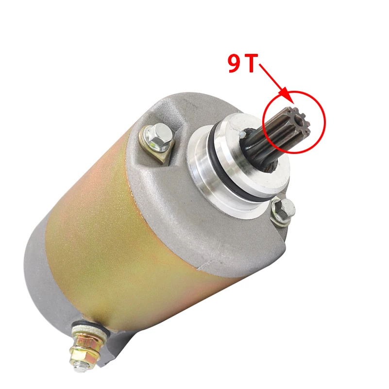 GY6 9 teeth Starter Motor for  VOG 250 cc  Majesty YP250 Xingyue XY260T-4 Eco Power 260 169MM 170MM 173MN