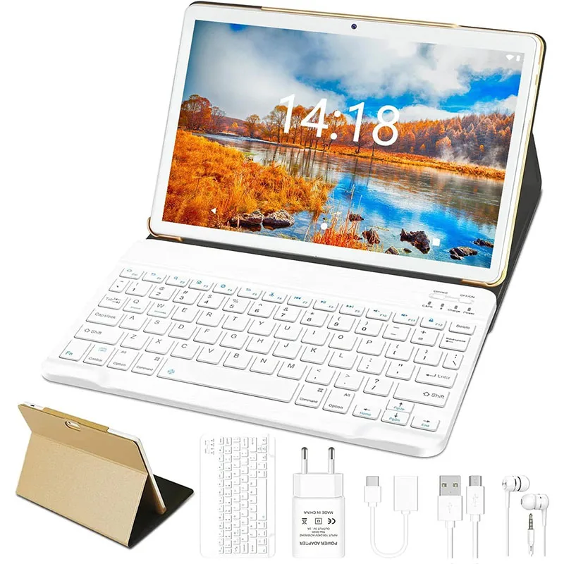 Global Version GOODTEL G3 Tablet 10 Inch Octa Core 4+64GB 8000 mAh Tablete PC 120Hz 2.5K LCD Display IPS Golden Tablet Android