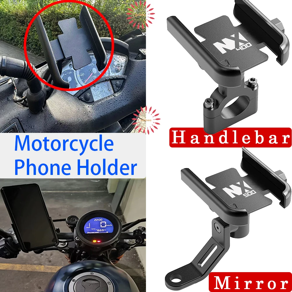 

GPS Navigation Mount Bracket For HONDA NX400 NX500 400 500 NX Motorcycle Accessories Mobile Phone Holder