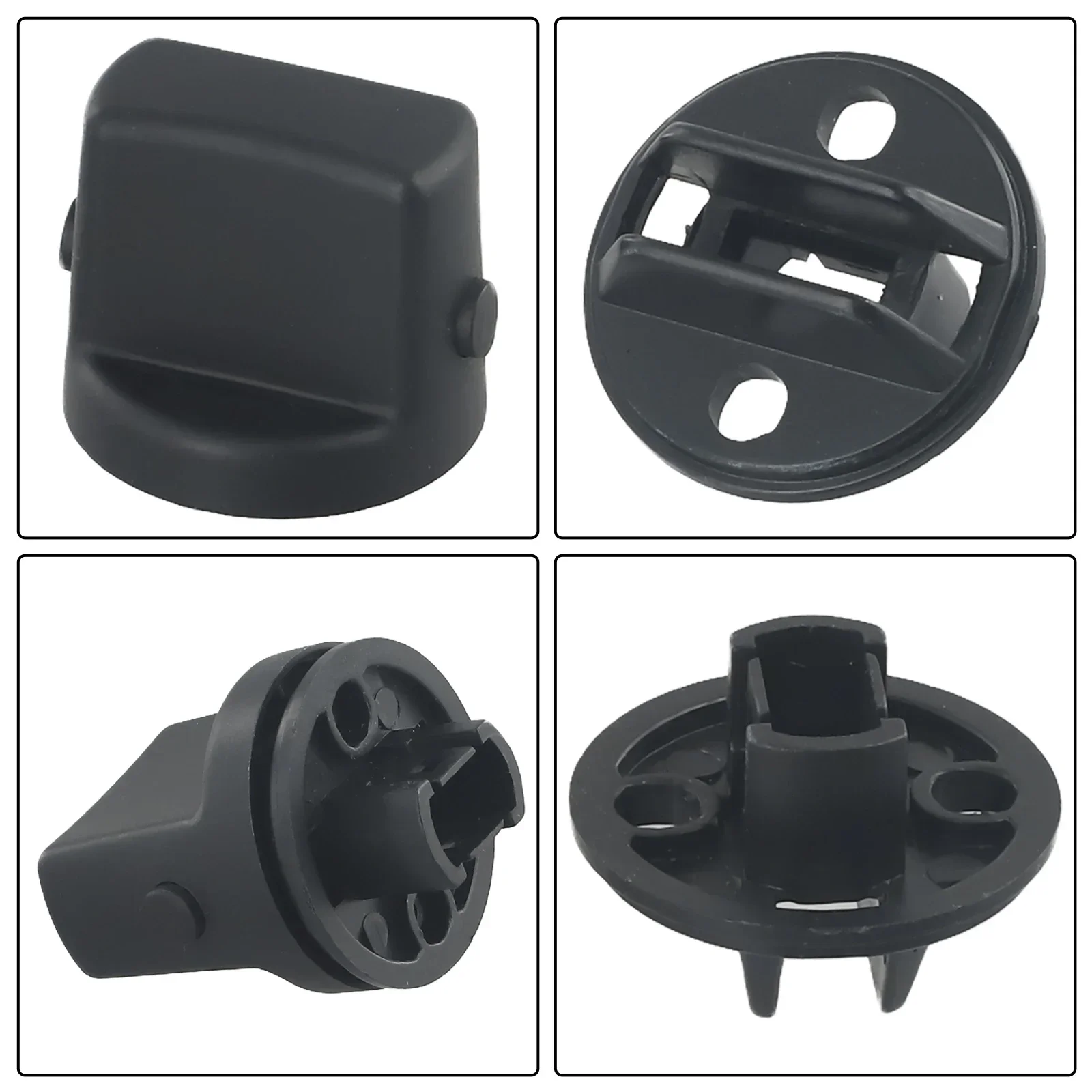 Parts Ignition Switch Knob Cover Push Replacement Switch Turn With Base Mount Key Knob Plastic Accessories Black