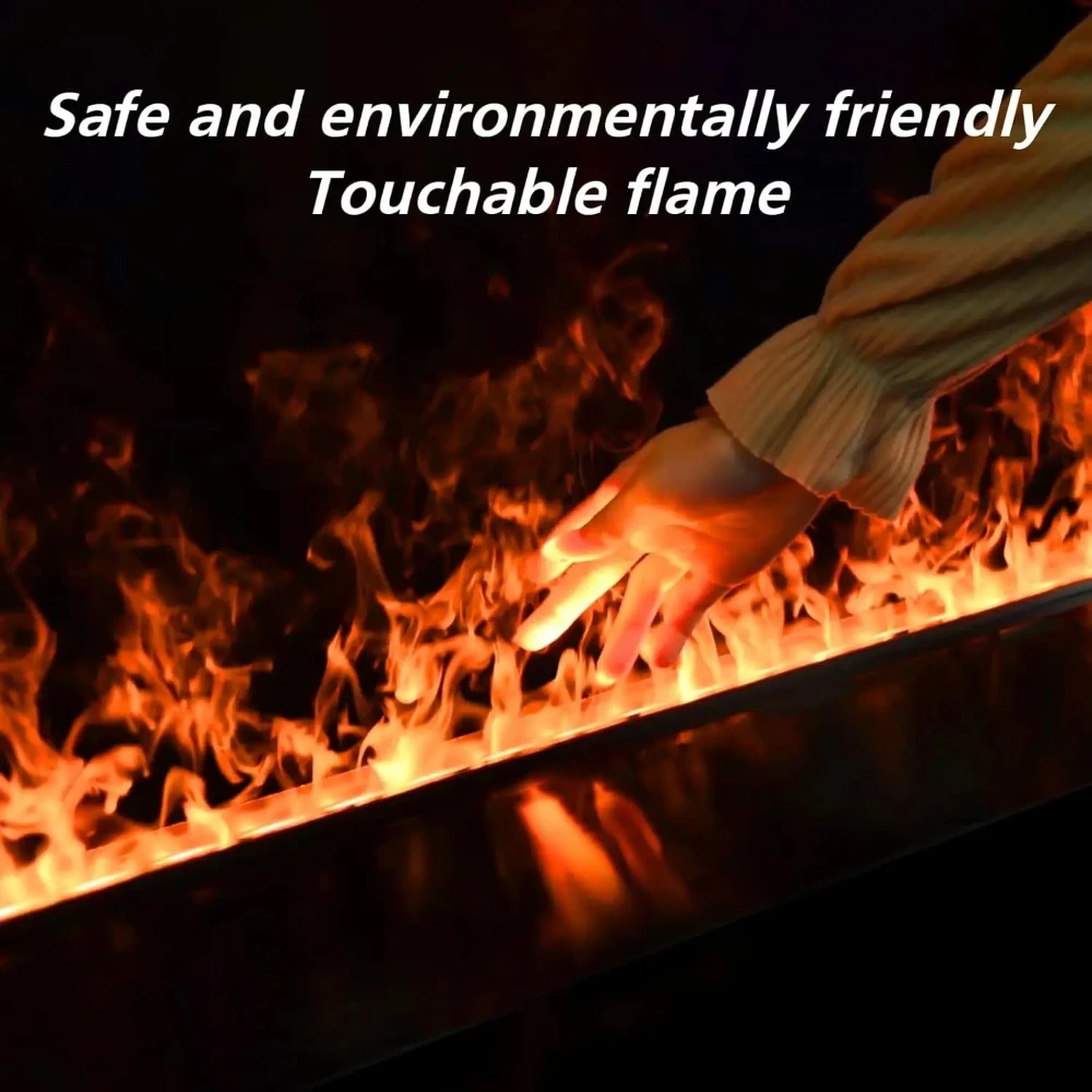مدفأة كهربائية ذكية كامين، بدون دخان/بدون دخان، مدفأة تأثير موقد مع وسائط كريستالية، سعر منخفض، جودة عالية، بدون دخان #3