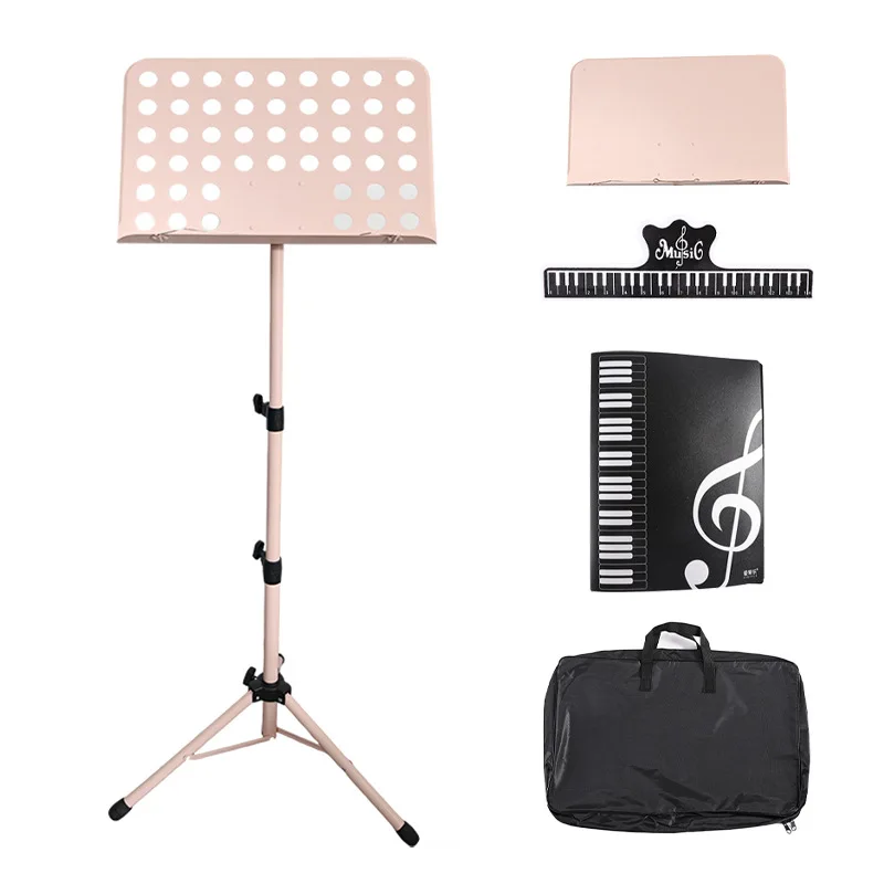 New Adjustable Foldable Music Score Stand Universal Sheet Music Holder For Violin Guitar Exam Review Student Daily Reading