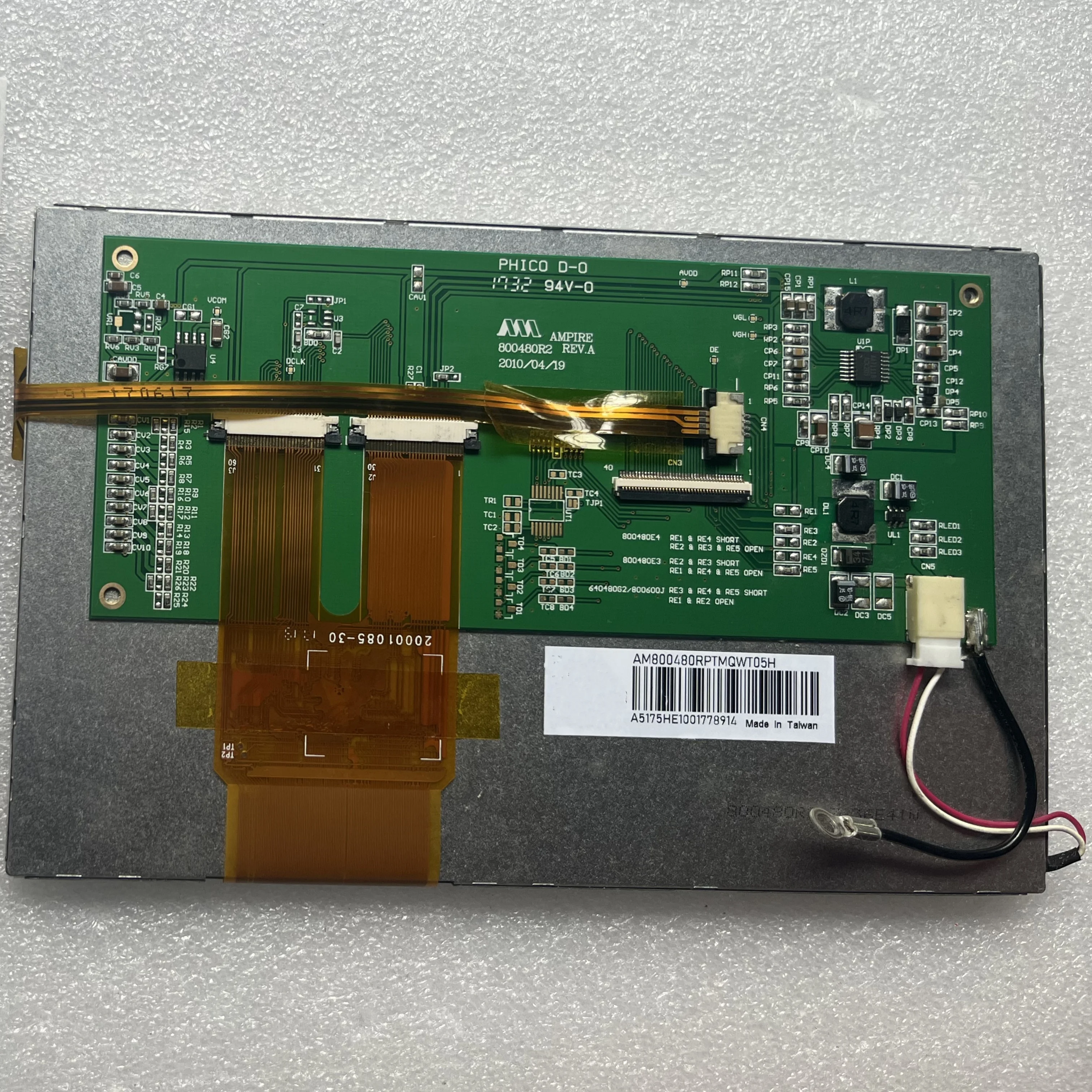 BIN 800480 RPTMQWT05H LCD-Display