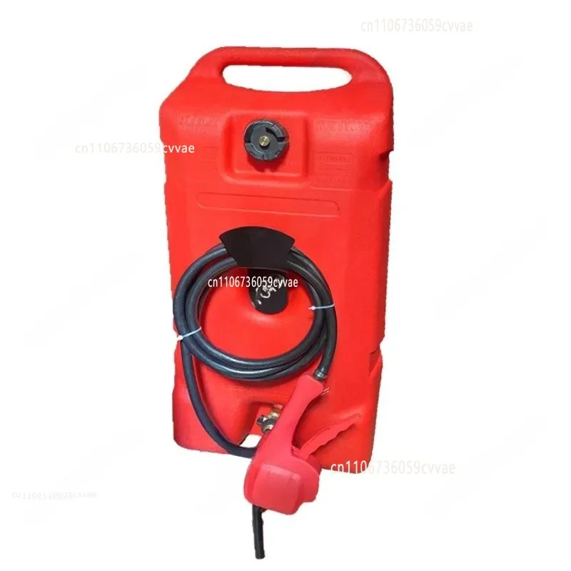 14 Gallon Portable Gas Tank on Wheels Fuel Storage Fluid Diesel with Pump