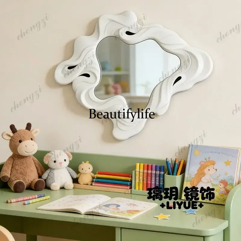 Universal Irregular Mirror Personalised Modern Art Makeup Mirror Aesthetic Custom Mini Specchio
