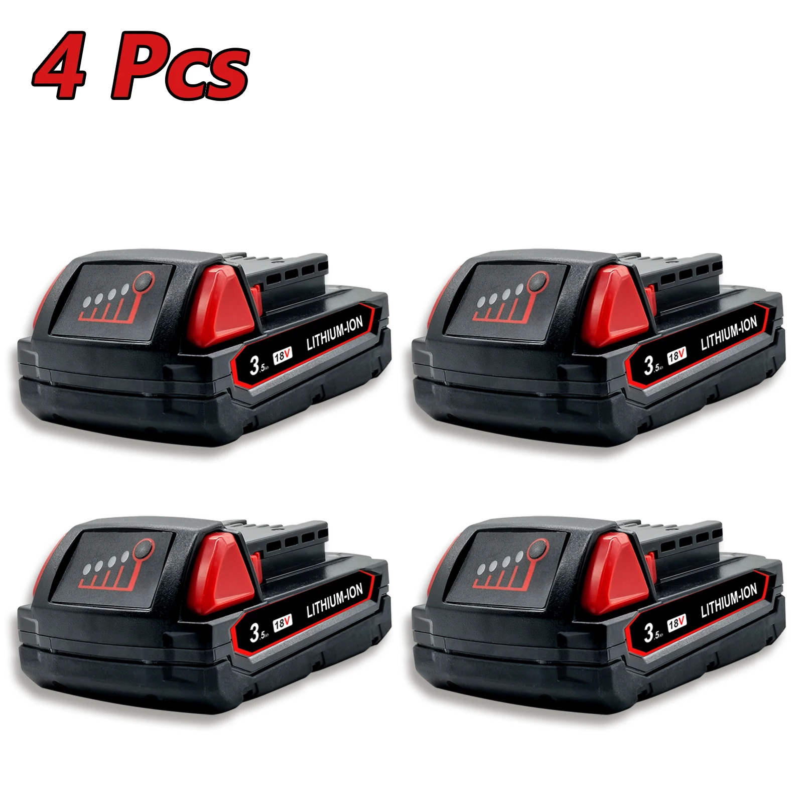 ل ميلووكي M18 بطارية 3.5Ah 18V ليثيوم أيون M18B5 48-11-1860 48-11-1850 48-11-1840 48-11-1830 48-11-1820 بطاريات بديلة