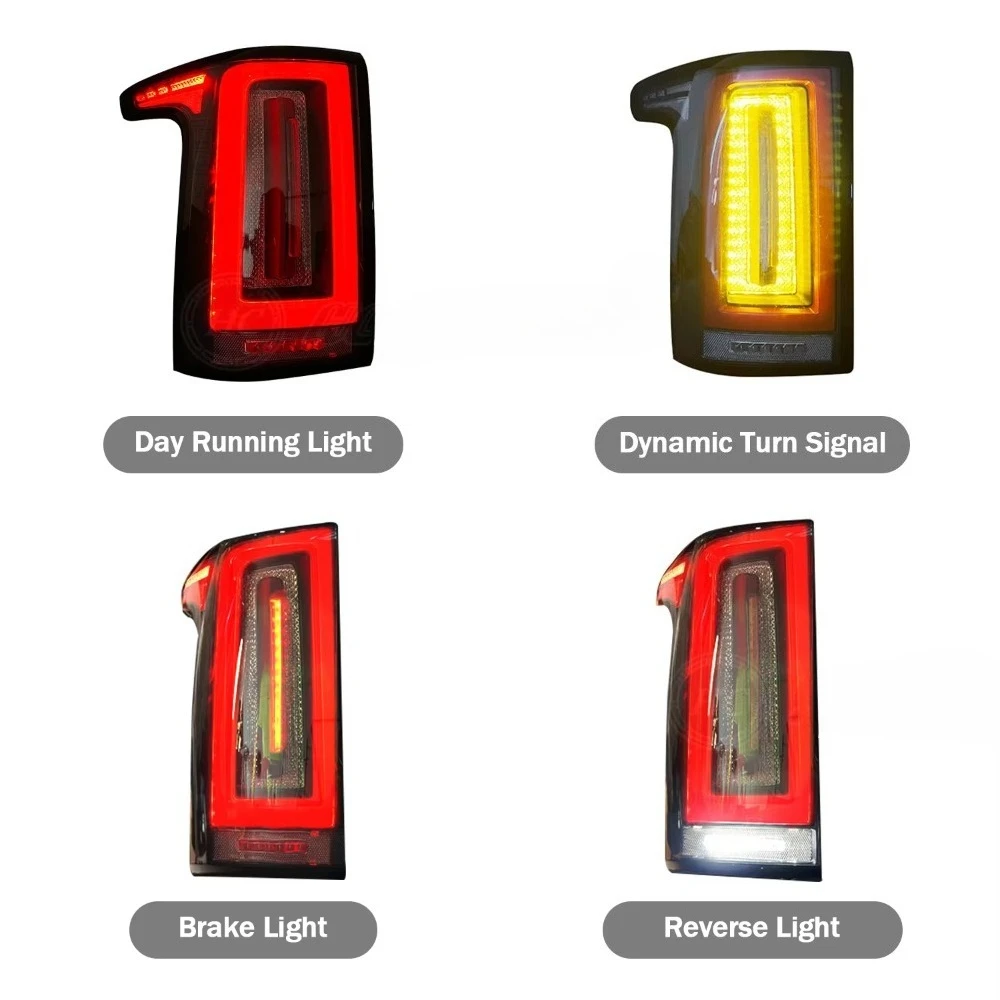 HCMOTIONZ Factory LED Rear Lamps Assembly 2012-2021 4th Start up Animation DRL Car Back Tail Lights for Range Rover
