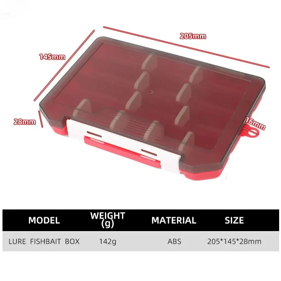 ROLLFISH Fishing Tackle Box Waterproof Lure Bait Box Durable Crush-Proof Fish Hook Storage Box Fishing Tools Accessory