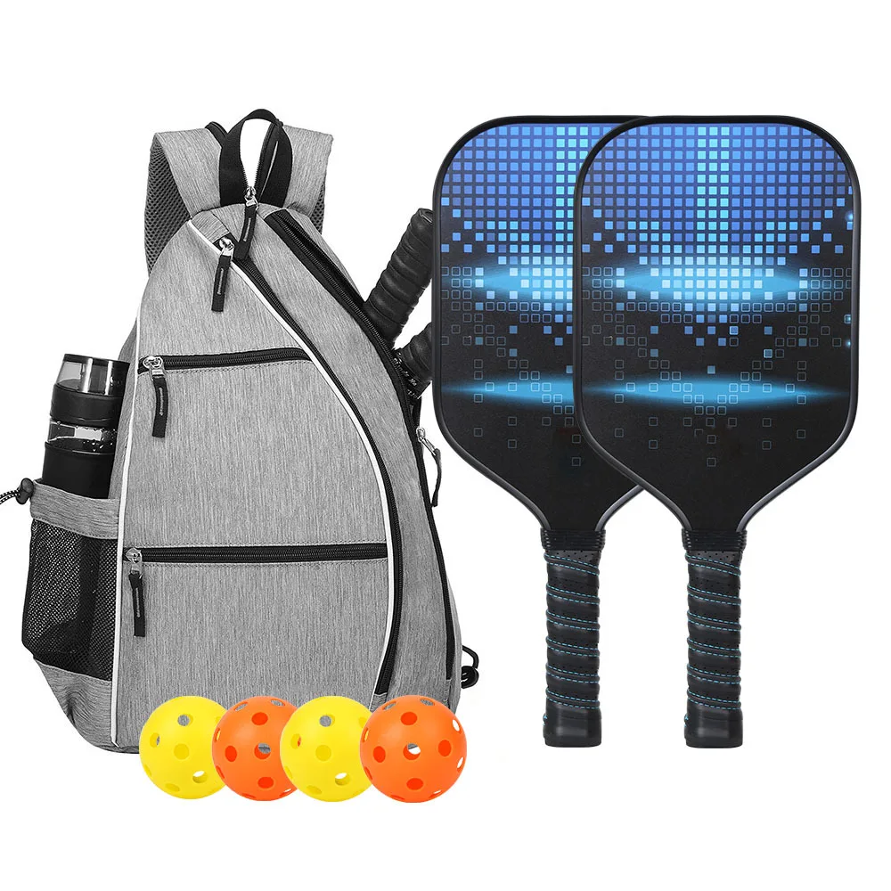 Fiberglass Pickleball Racket Set Carbon Fiber Pickleball Racket Honeycomb Board Pickleball Paddles Outdoor Sports Pickleball