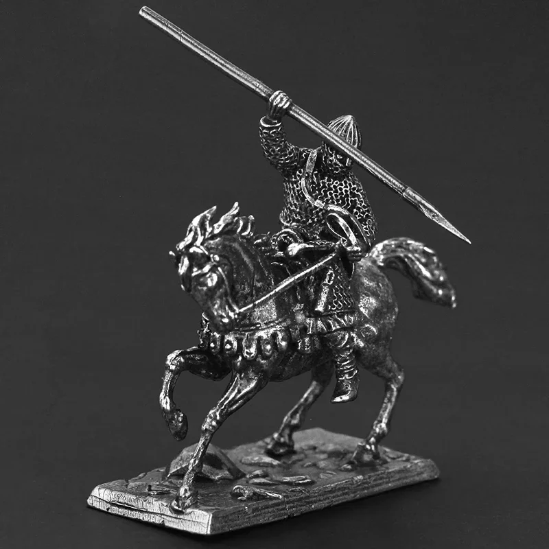 Metalowy wykończony produkt Hiszpańska kawaleria Wojskowy żołnierz Model Figurki akcji Zabawki Gra planszowa Miniatura Ozdoba Akcesoria