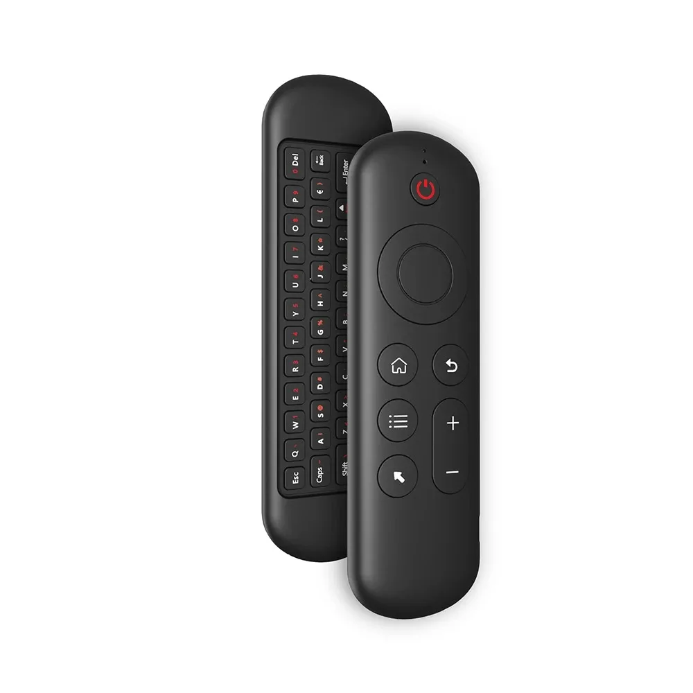 2,4 GHz Wireless M5 Air Mouse Bluetooth 5,2 Mini Tastatur Stimme Hintergrundbeleuchtung Fernbedienung IR Lernen Fernbedienung für PC Android