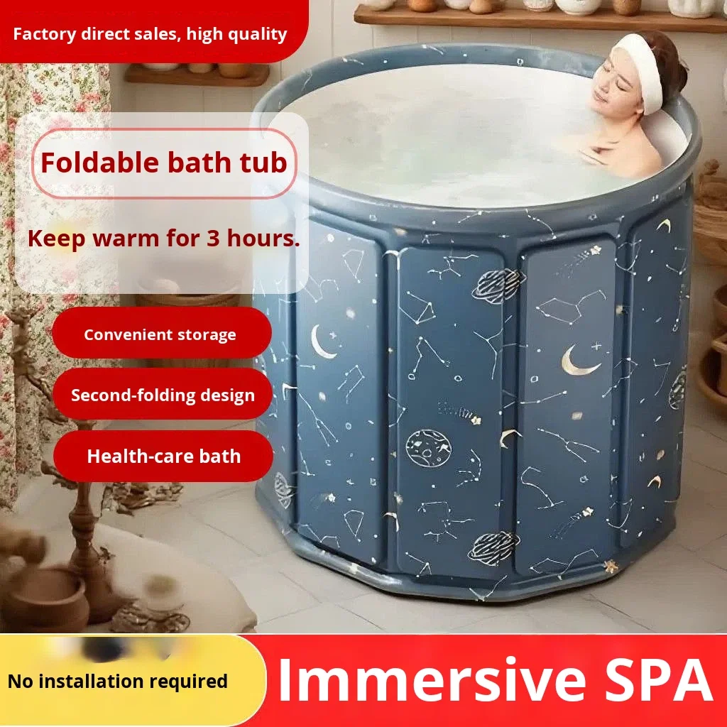 Adults Bathtub Inflatable Portable Foldable Durable No Installation Needed Outdoor Home