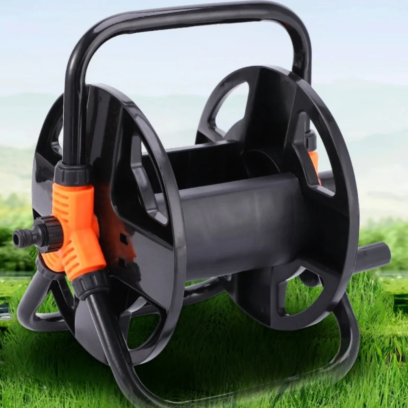 DIY Hose Reel Portable Water Pipe Storage Rack Single Arm Pipe Coiler Garden Supplies  JJ0302