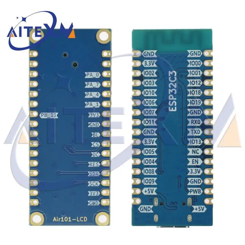 ESP32 Development Board ESP32 C3 LCD CORE Board Onboard 2.4G Antenna 32Pin IDF WiFi + Bluetooth CH343P for Arduino Microprython