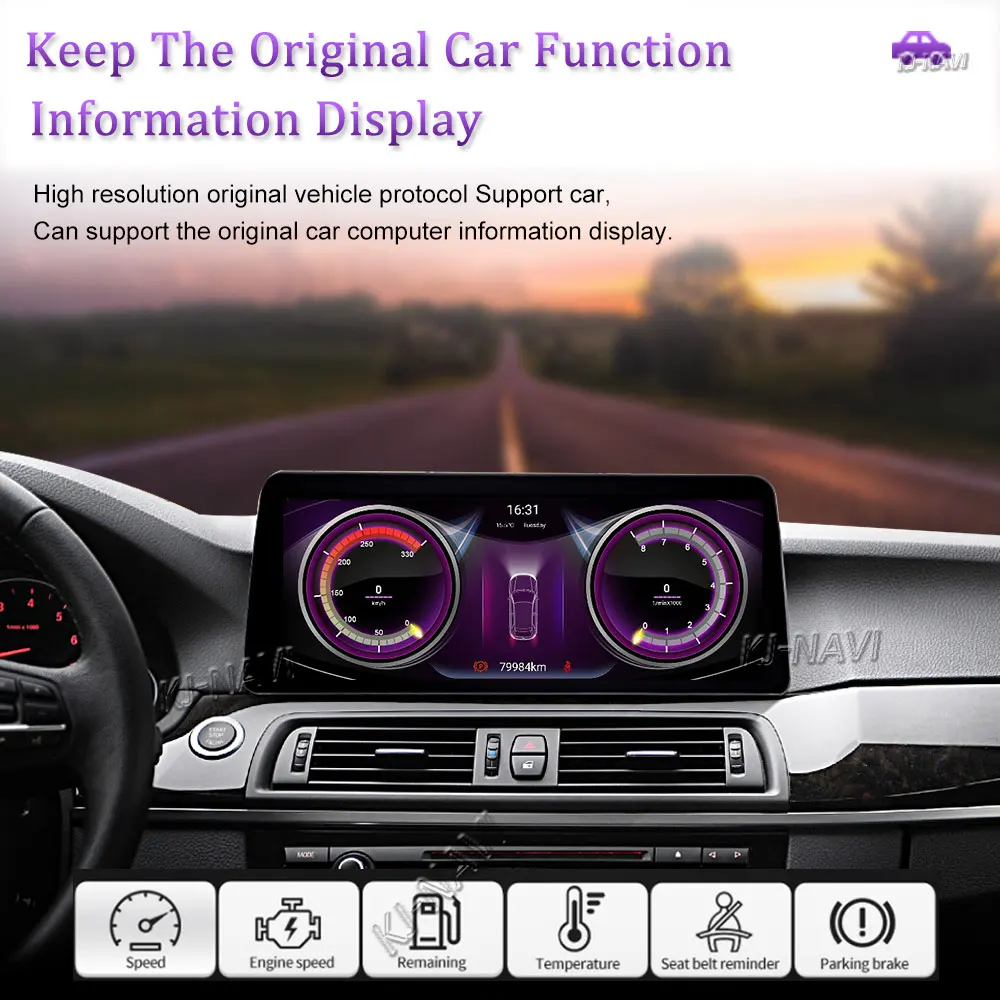 1920*720 Android OS Wireless Carplay Car Multimedia Video Player GPS Navigation For BMW X3 G01 X4 G02 2018 - 2020 EVO System