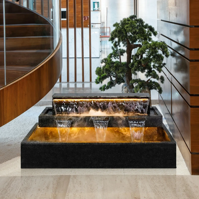 

Landscape ornaments circulating water feng shui ball finished water feature