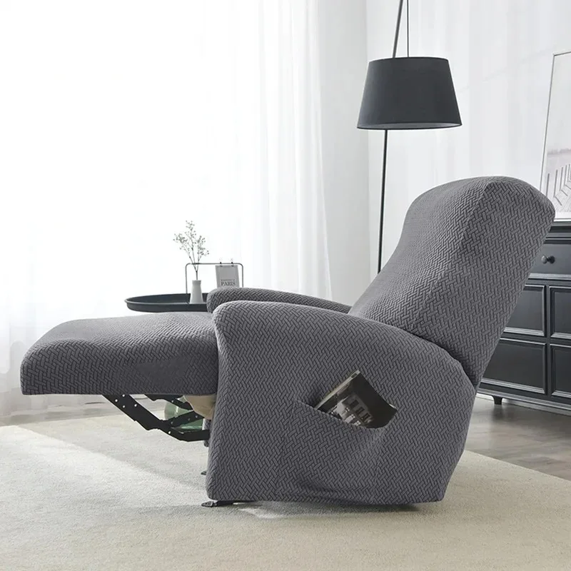 Jacquard Stretch Recliner Sofa Covers Elastic Split Armchair Chair Cover Non-Slip Chairs Slipcovers for Living Room view 3