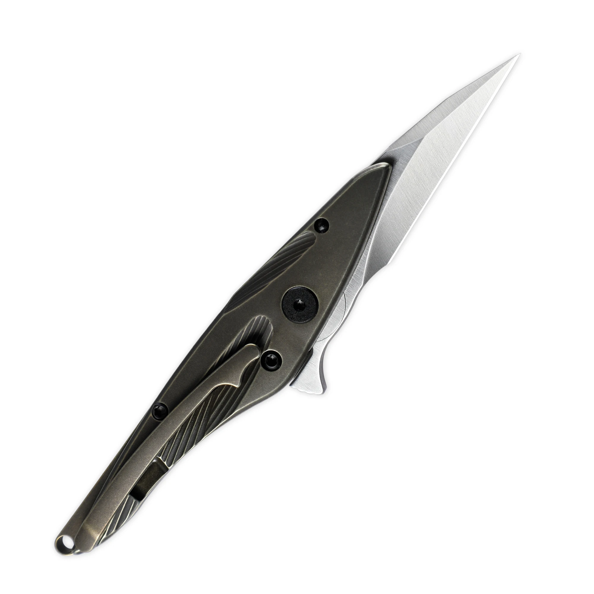 Petrified Fish PFE10 Mini Folding Knife Jackknife Tactical Outdoor Titanium Handle M390 Steel High-end Fish Pocket Tool EDC