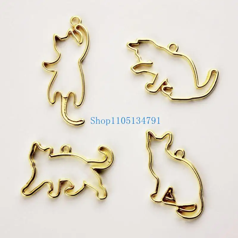 98 كجم الثعلب كيتي شكل قلادة فارغة عيد الميلاد الحرفية قالب سبائك عالية الجودة صنع الأشعة فوق البنفسجية كريستال صنع المجوهرات صب #5