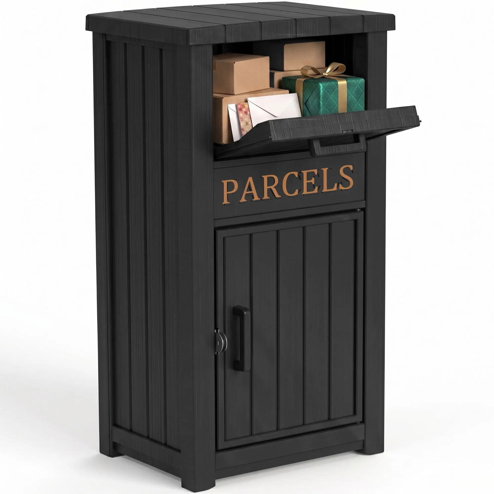 Package Delivery Boxes for Outside, 120 Gallon Outdoor Storage Box