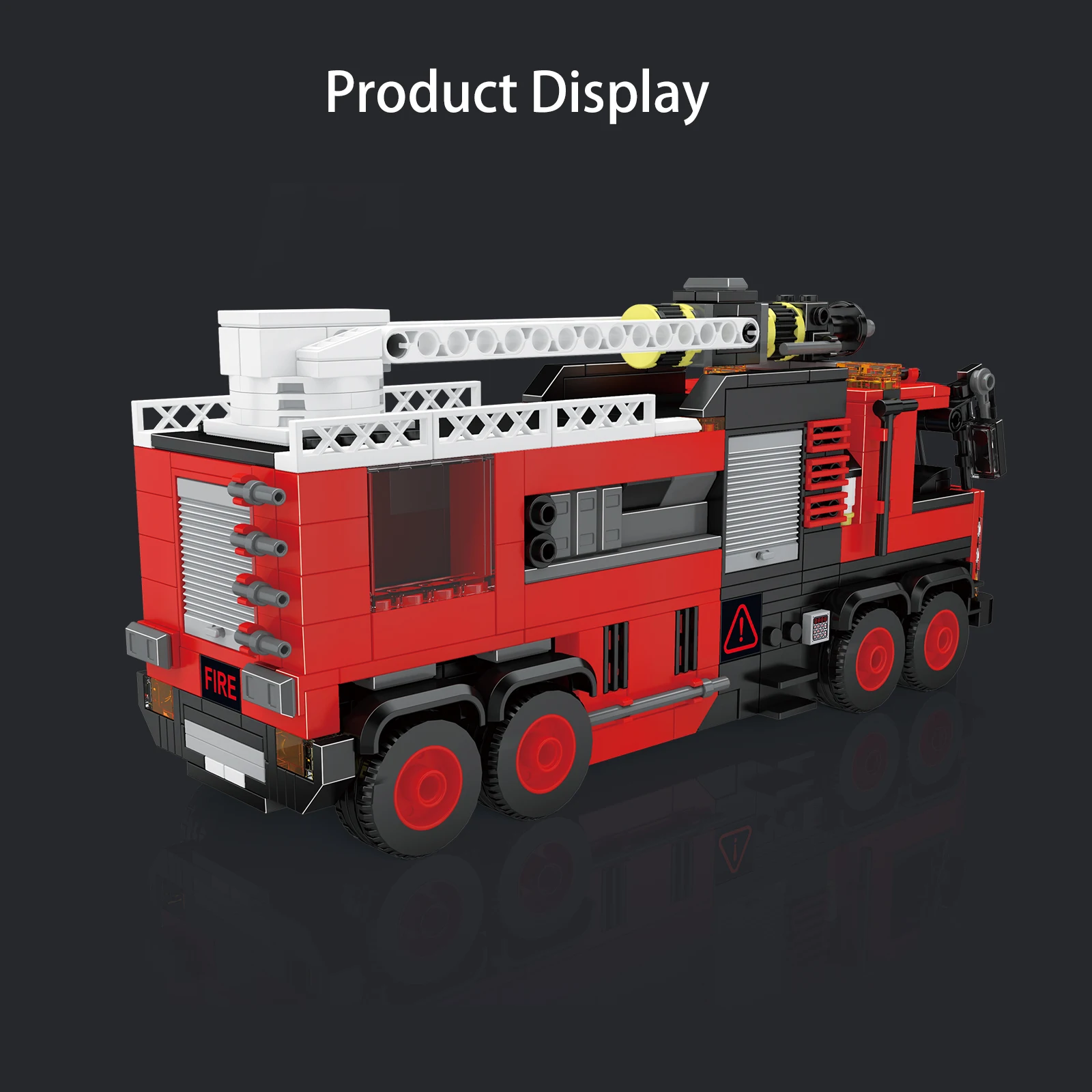 Mould King 24094 Urban Resue Fire Truck Building Blocks Mini World Series Model Room Ornaments Toys Boys Creative Birthday Gifts