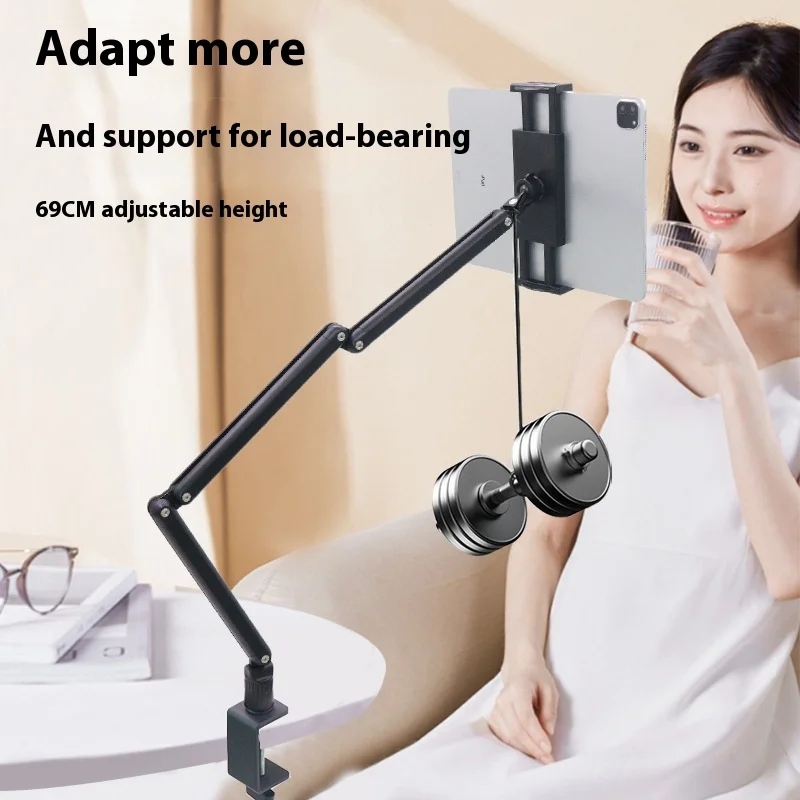 Imagem -03 - Braço Longo Tablet Holder Stand Suporte para Celular Suporte Lazy Bed Desktop Clip 173 Ajustável