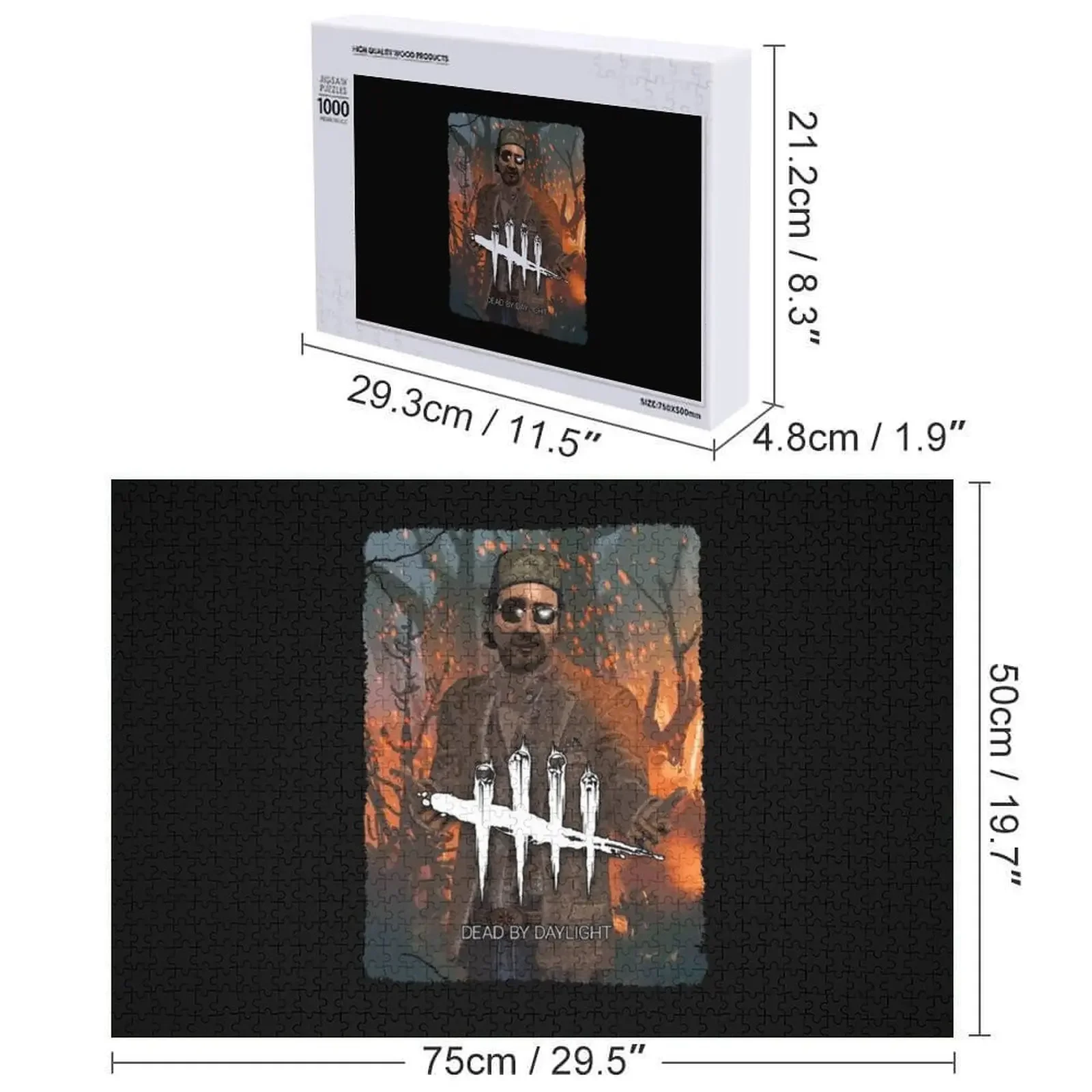 ตัวละครเอซ วิสคอนติจากเกมดาวล์ไลท์ ตัวต่อจิ๊กซอว์ของเล่นเด็ก ของเล่นไม้ ของขวัญภาพถ่ายส่วนตัว ตัวต่อจิ๊กซอว์สลักชื่อ