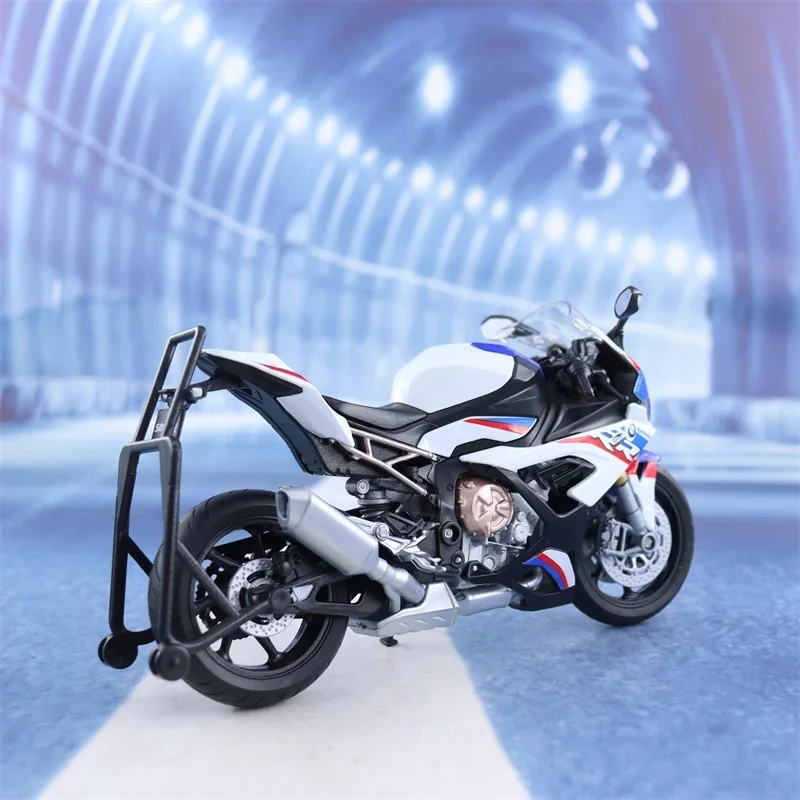 WELLY 1:12 2021 BMW S1000 RR Motorcycle High Simulation Alloy Model Adult Collection Decoration Gifts Toys for Boys B731