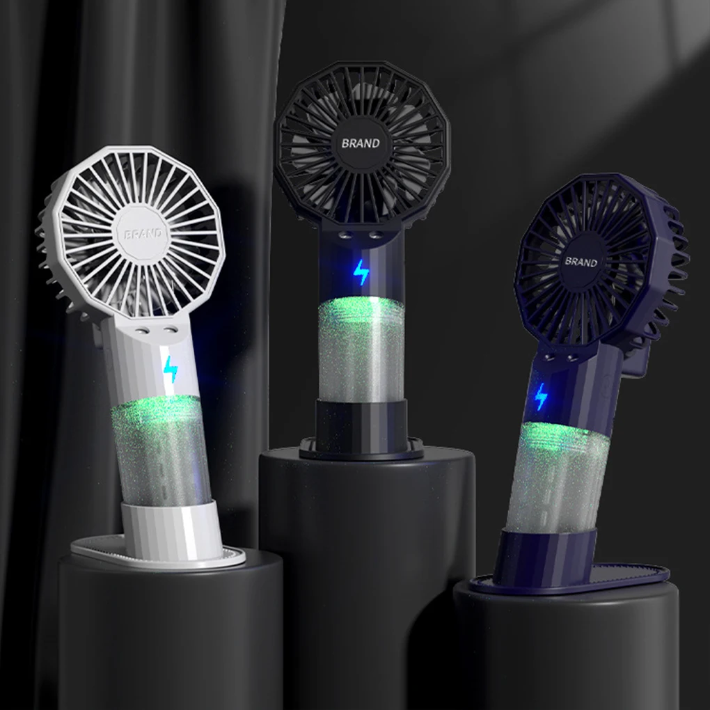 Portable Mini Fan Hand-Held Humidification Spray Small Fan Dormitory USB Charging Outdoor Cooling Water Replenishment Spray Fan