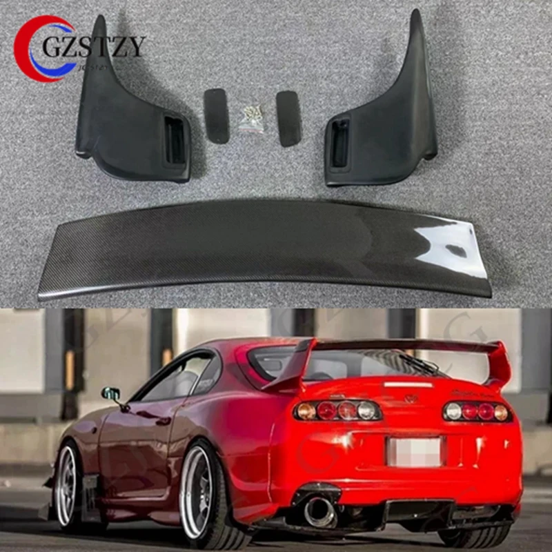 

Carbon Fiber Blade 1993-2002 For Toyota Supra MK4 TRD Style Spoiler JZA80 Rear Wing Trunk Spoiler